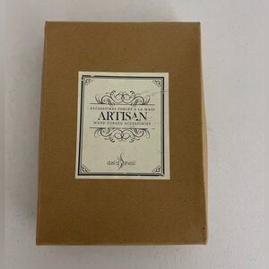 David Shaw Artisan Hand Forged Accessories Onyx Spreaders Cheese Knives New